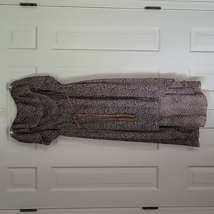 Signify leopard print tube top dress high low sz 3x